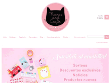 Tablet Screenshot of meowsandcrafts.com